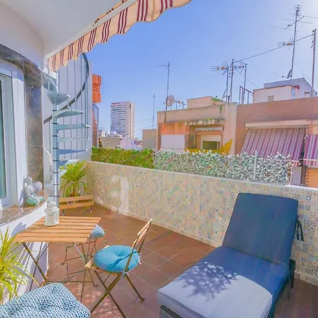 Suncastle -with Share Rooftop Terrace And Barbecue * Αλικάντε